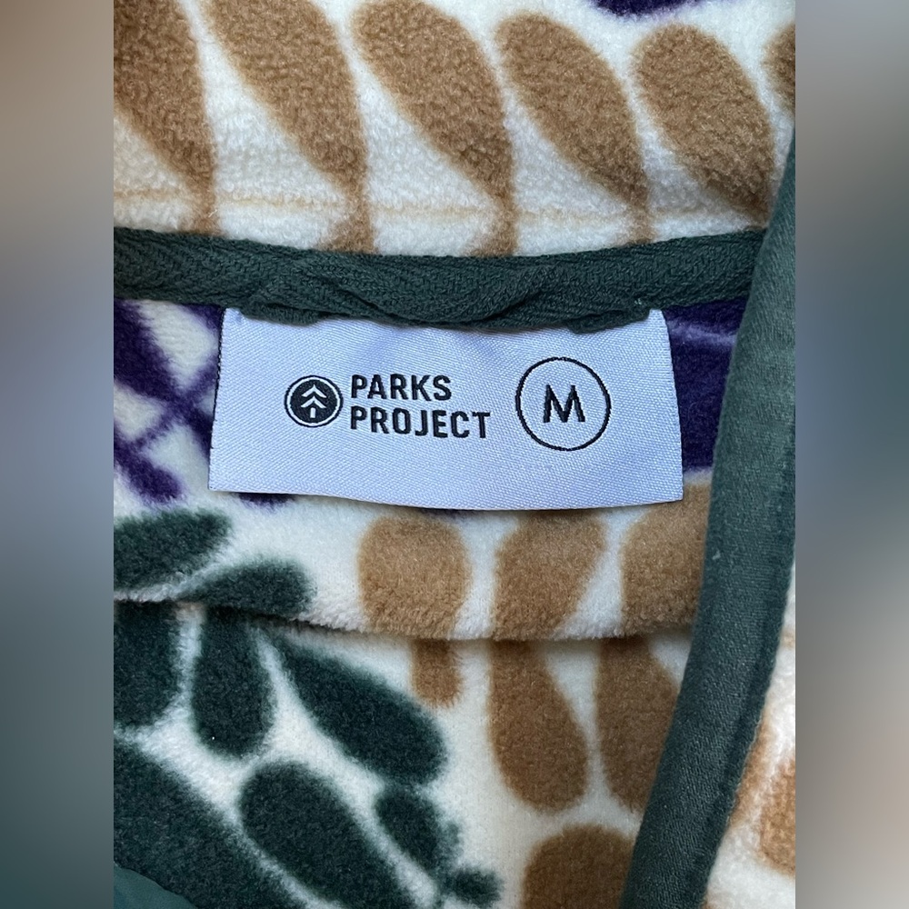 Parks Project Big Sur Fleece Sweater Jacket M - Picture 7 of 8